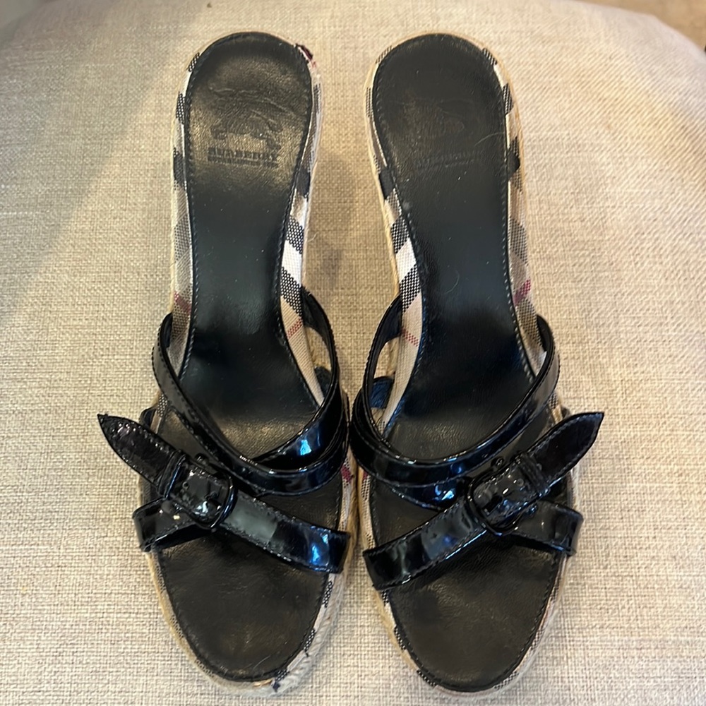 Burberry Wedge Sandals